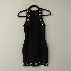 Topshop black bodycon dress